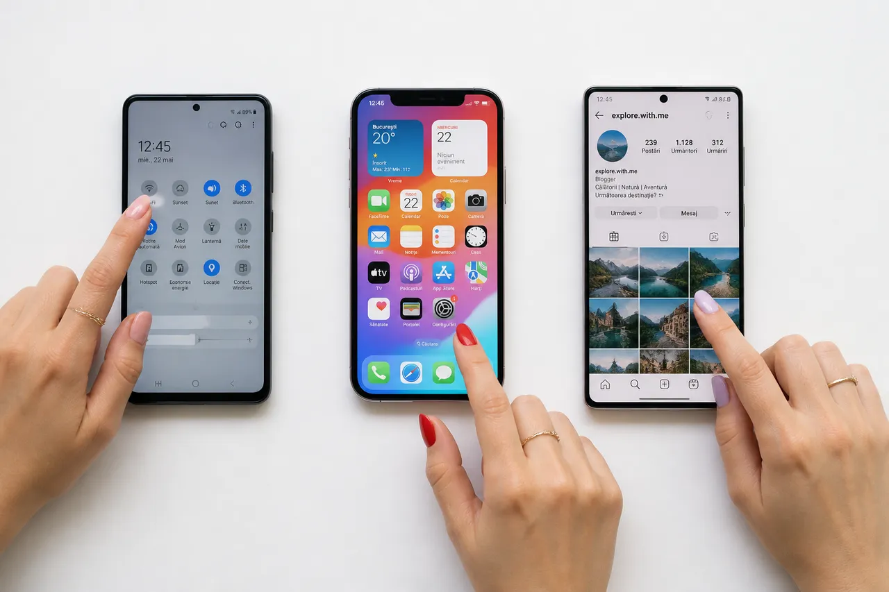 comparație smartphone haptic senzație tactilă