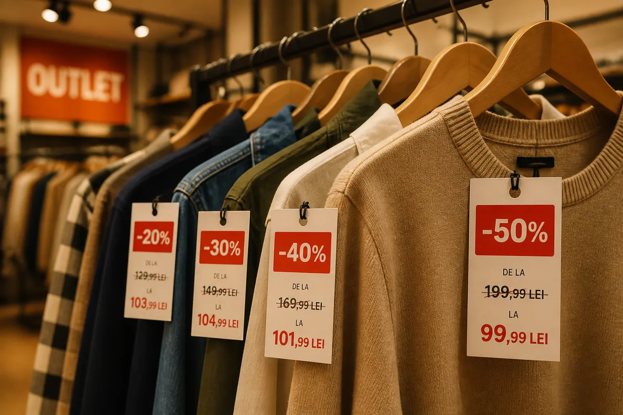 reduceri outlet fashion prețuri avantajoase