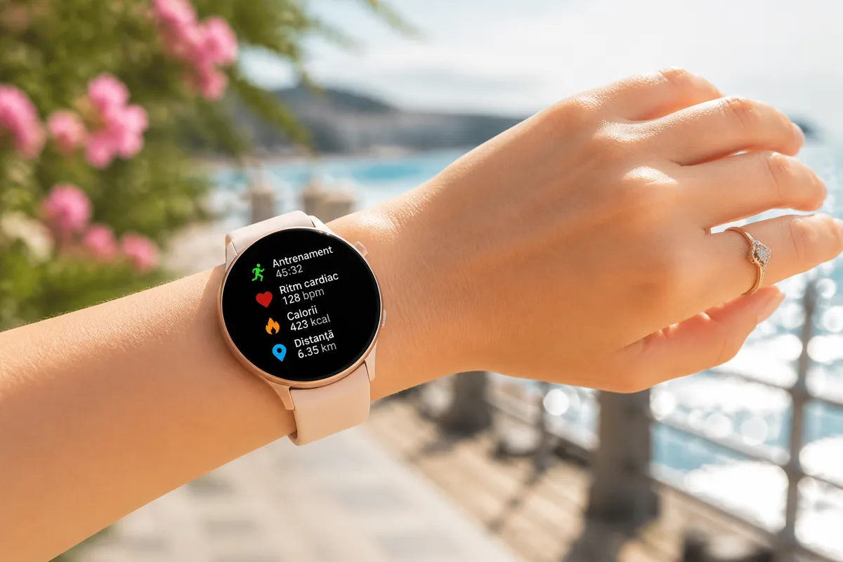 statistici antrenament smartwatch femei
