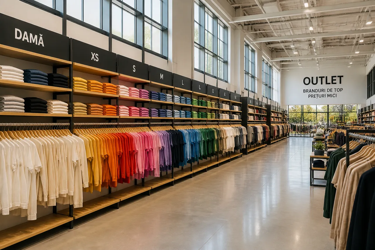 varietate haine outlet mărimi disponibile