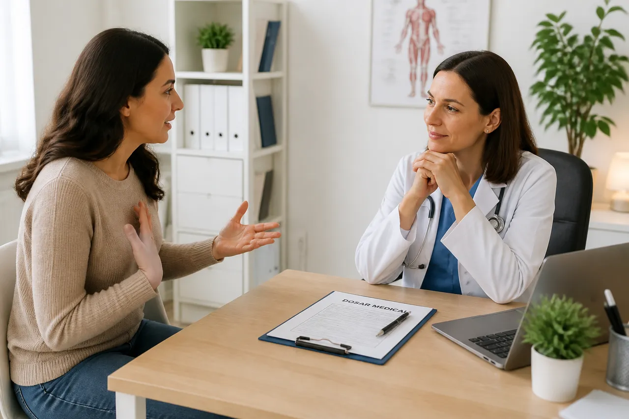 consult medical pentru simptome fizice asociate anxietății