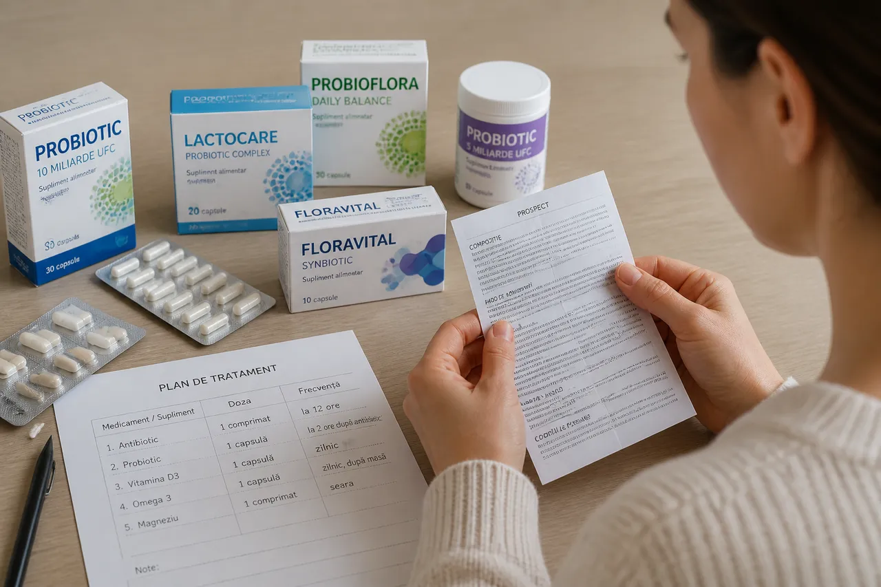 supliment probiotic din farmacie și administrare corectă