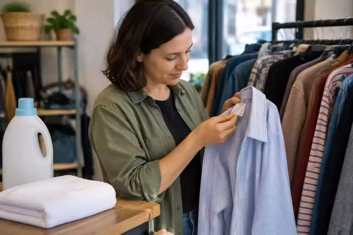 Hainele second-hand curate se verifică și se spală diferit în funcție de material